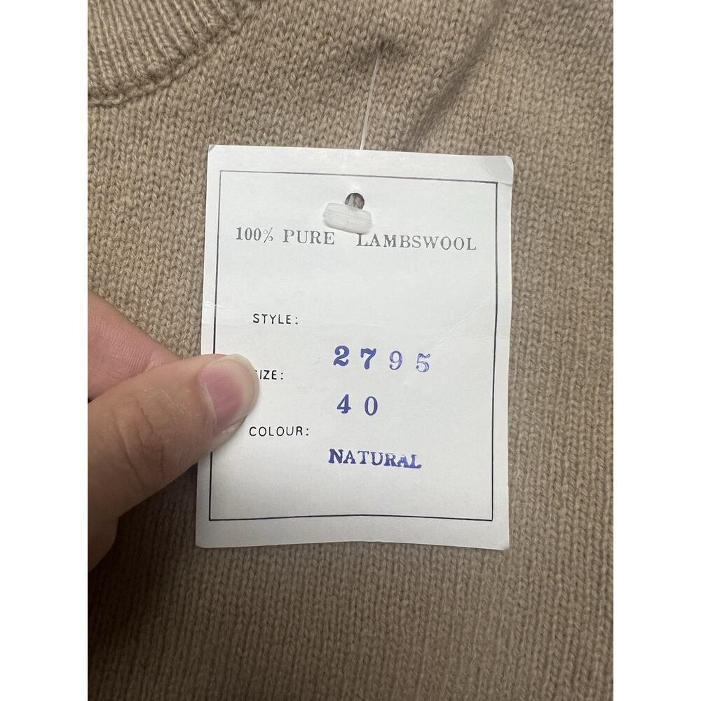 Archie Brown & Son 100% Lambswool Women’s Cardigan Camel Gold Sweater Size 40 - Picture 15 of 16